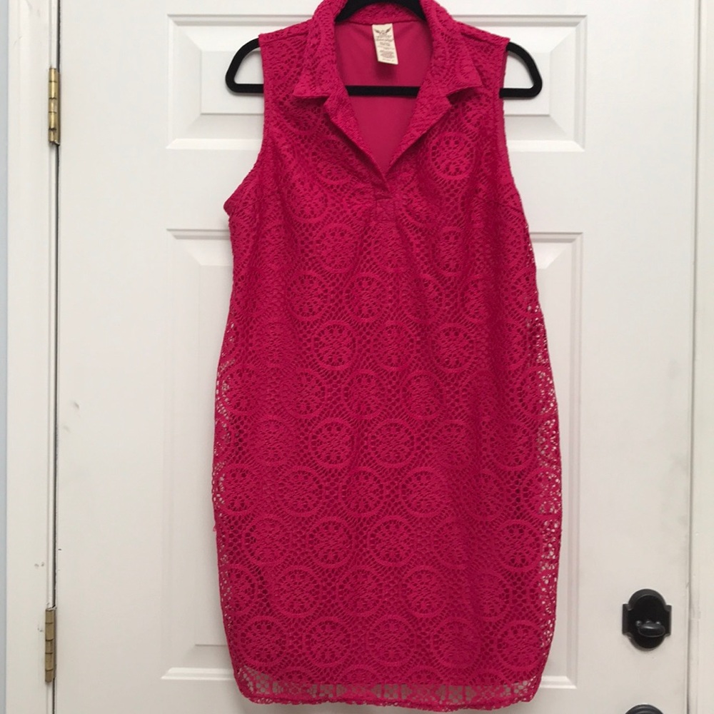 💗Pink Sleeveless Tunic Dress🛍